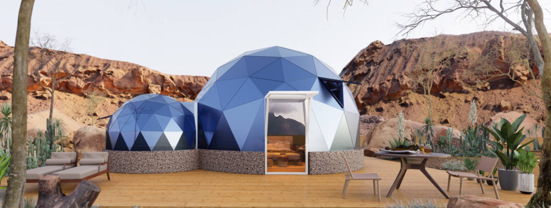 贵定县球形智能光伏玻璃星空房